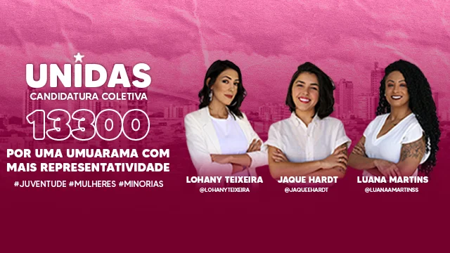 Capa de UNIDAS | Mandato Coletivo