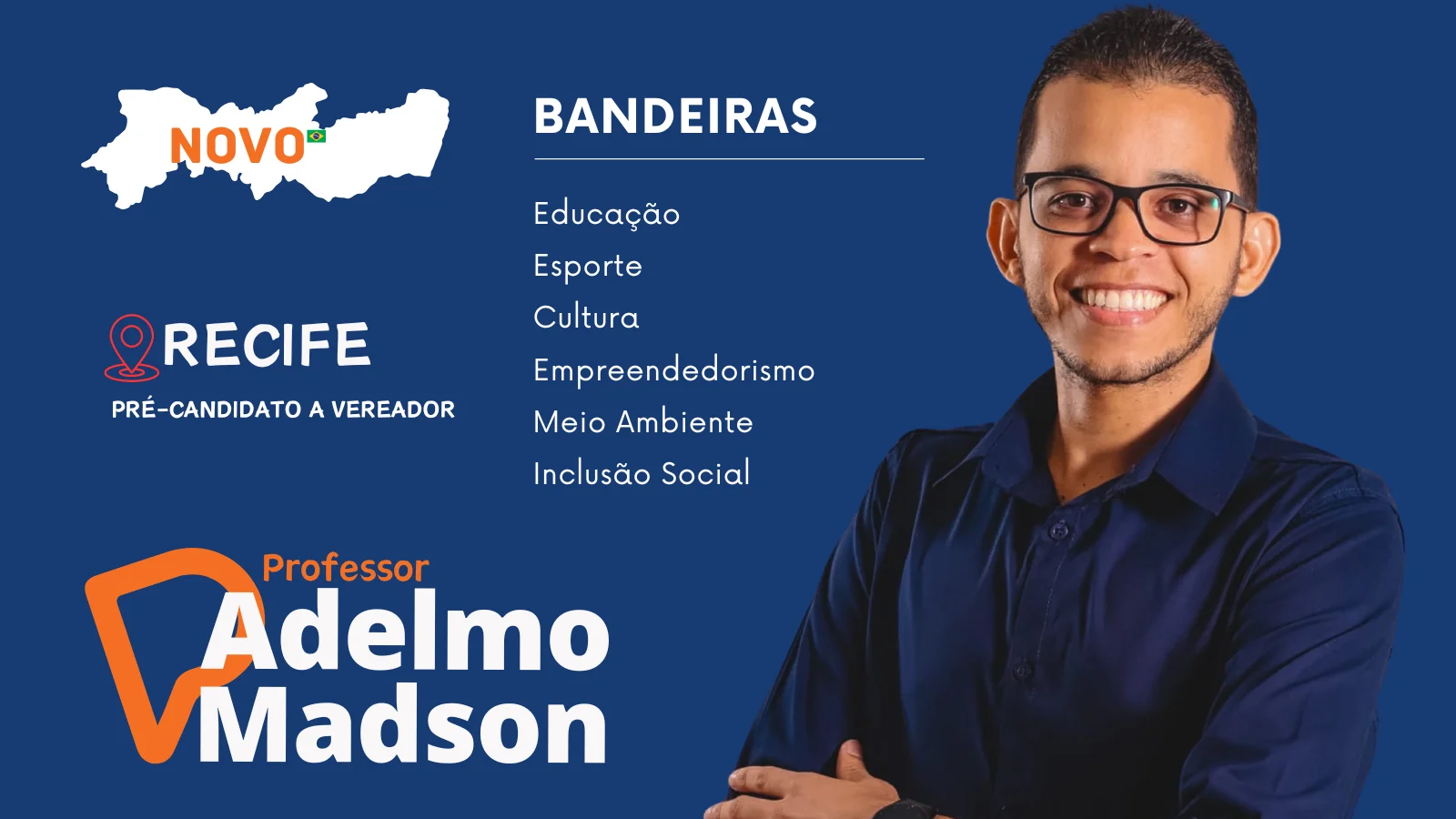 Capa de Professor Adelmo Madson