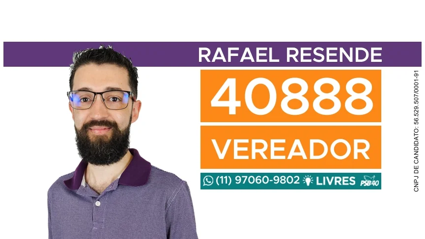 Capa de Rafael Resende