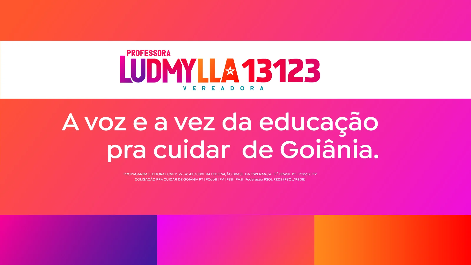 Capa de Professora Ludmylla
