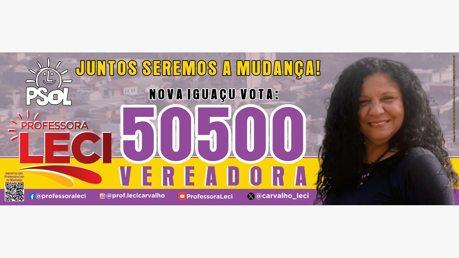 Capa de Professora Leci