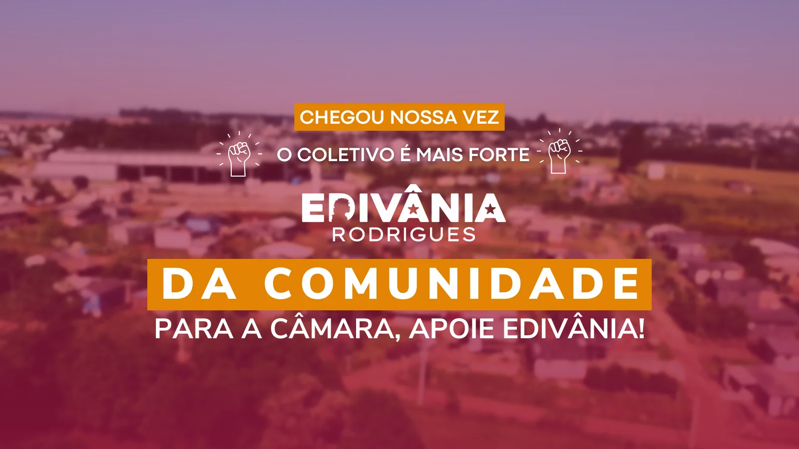 Capa de Edivânia Rodrigues