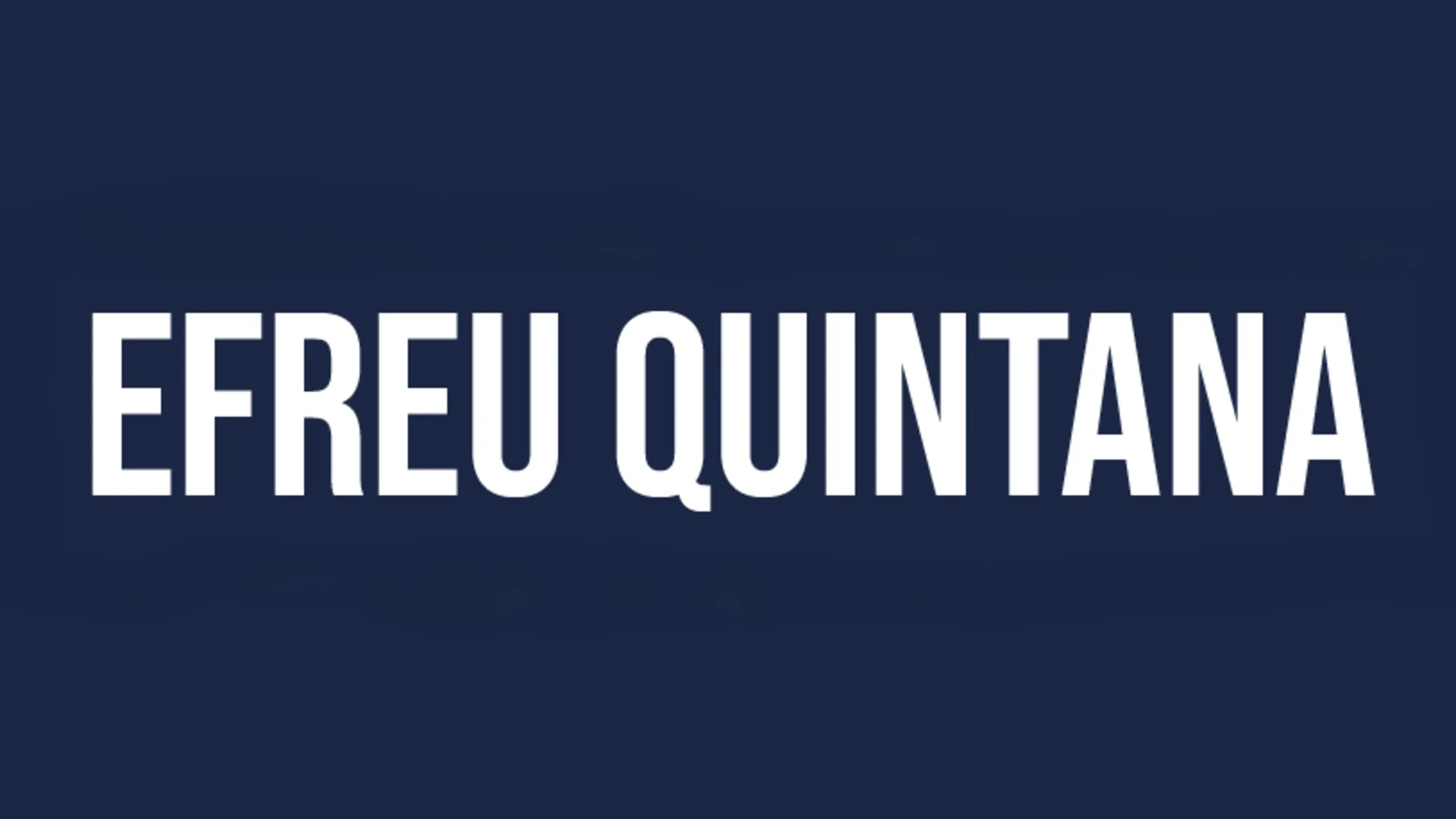 Capa de Efreu Quintana