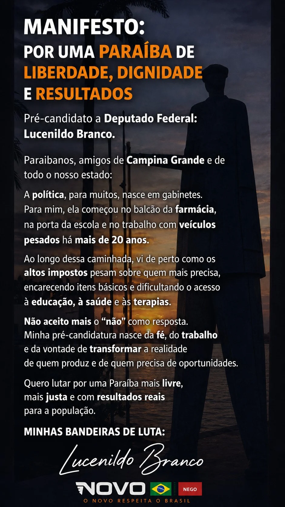 Imagem da campanha