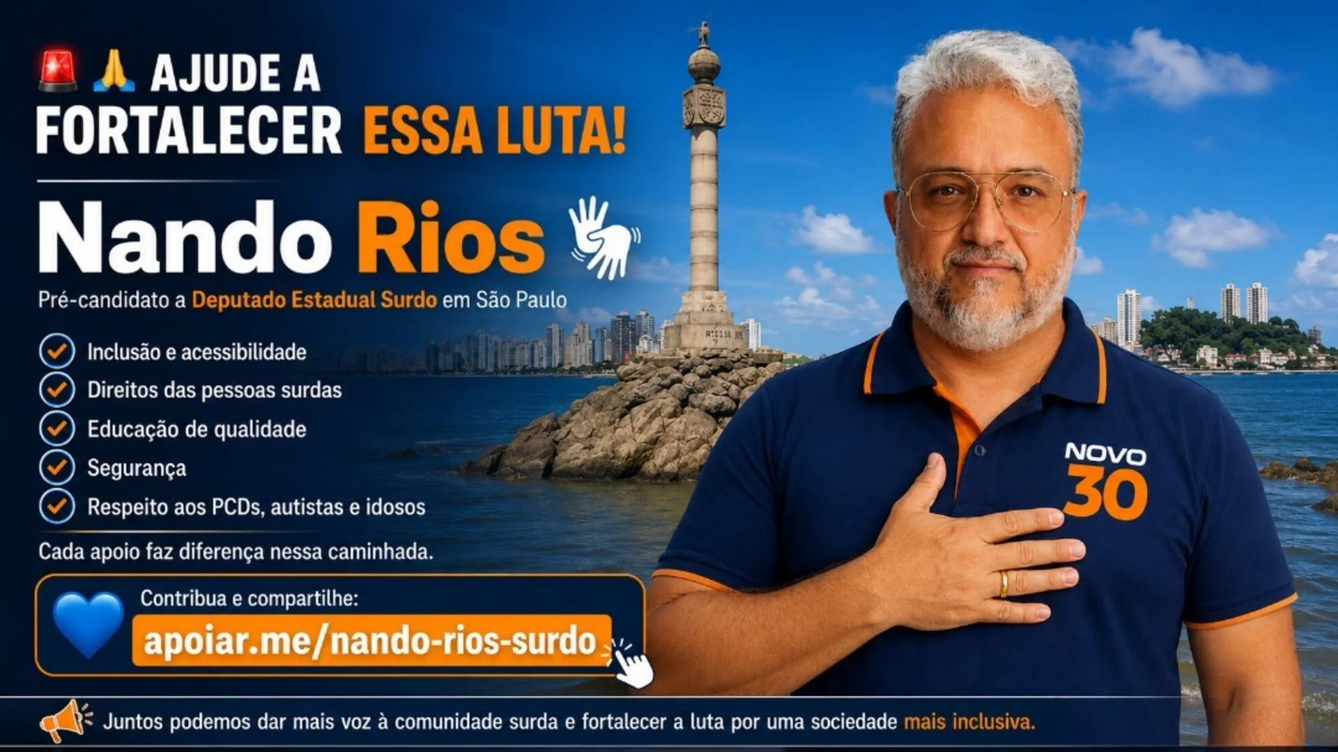 Capa de Nando Rios Surdo